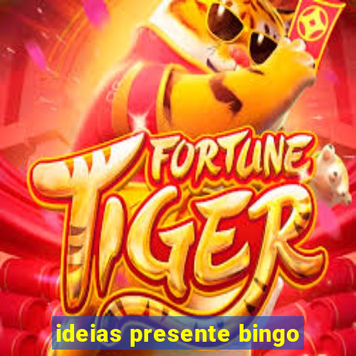 ideias presente bingo